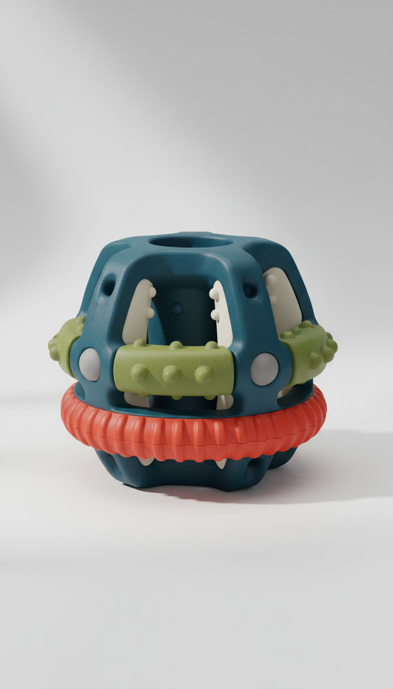 Rubber Enrichment Toy for Power Chewers